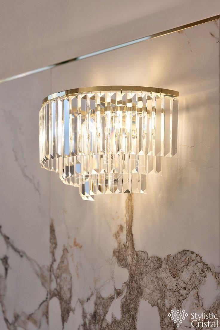 دیوارکوب کریستالی کد 65