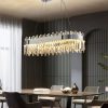 لوستر لاینر نئوکلاسیک مدل کریستال کاردی سایز 30*80 - تصویر 3
