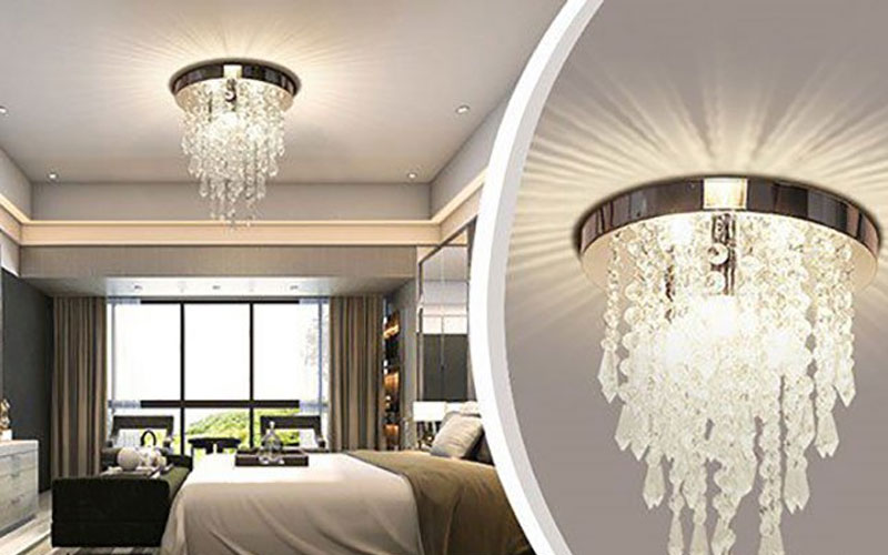 ویژگی‌های لوسترهای کریستالی با طراحی کلاسیک از برند اسکای لایت